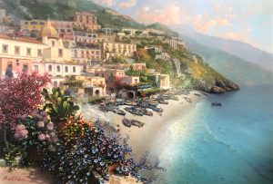 A. Colucci- Positano cm 70x100 A. Colucci- Positano cm 70x100