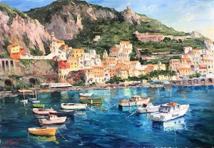 M.R.Serretiello- Amalfi coast-cm 70x100 M.R.Serretiello- Amalfi coast-cm 70x100