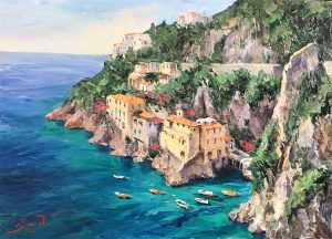 M.R.Serretiello-Conca dei Marini (Amalfi) cm 50x70 M.R.Serretiello-Conca dei Marini (Amalfi) cm 50x70