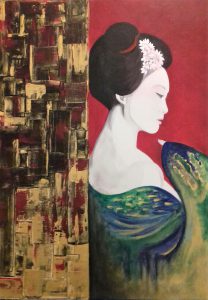 Geisha 50 x 70 cm N 5 Geisha 50 x 70 cm N 5