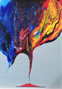Volcano erupting 70 x 100 cm N 7 Volcano erupting 70 x 100 cm N 7
